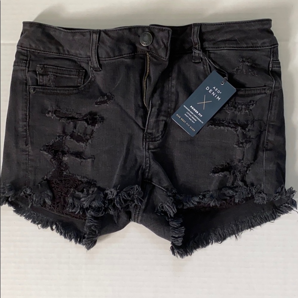 American Eagle HI-RISE SHORTIE Super Stretch